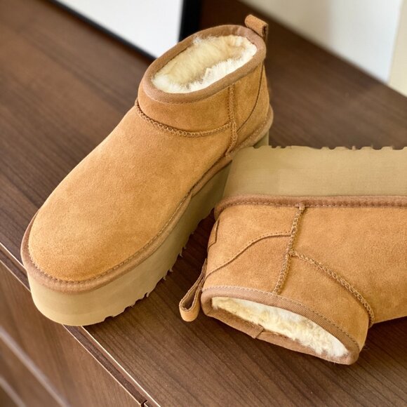 UGG Women's Classic Ultra Platform Chestnut - Picture 7 of 9